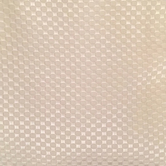 Panache Fabric White Shower Curtain - Picture 2 of 5